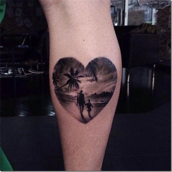 Household tattoos that characterize the union of family members