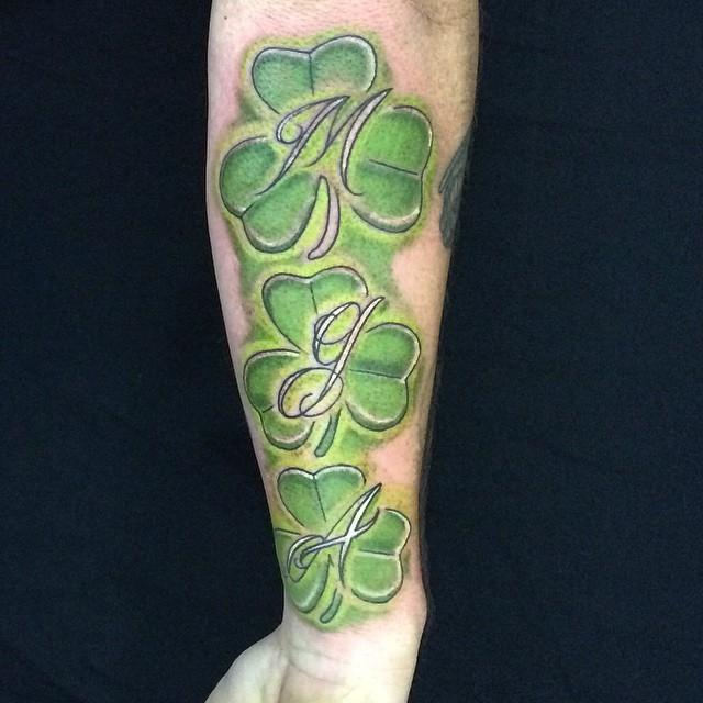 65 Inventive and Inspiring Clover Tattoos