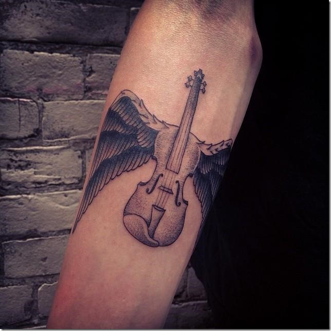 55 music tattoos and declare your love