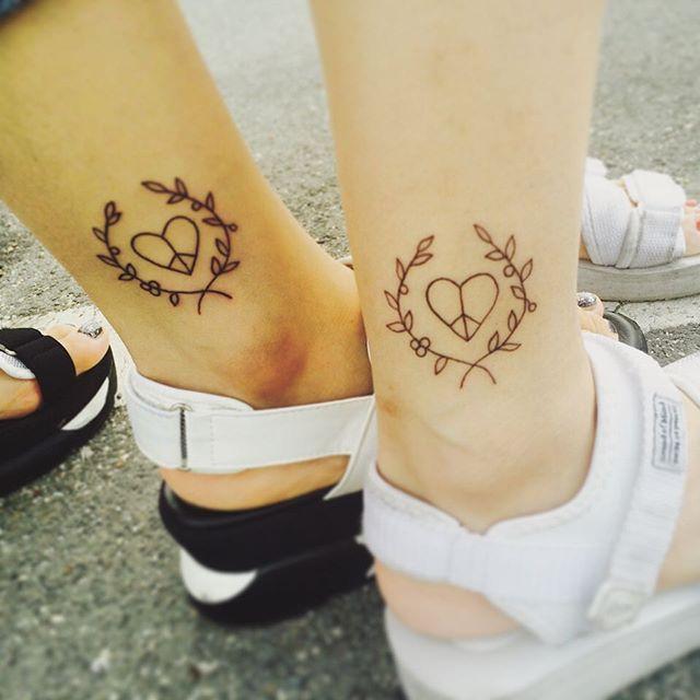 80 Tattoos of friendship for many who share confidences