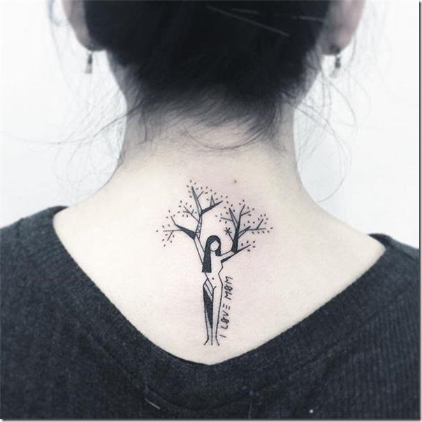 Household tattoos that characterize the union of family members