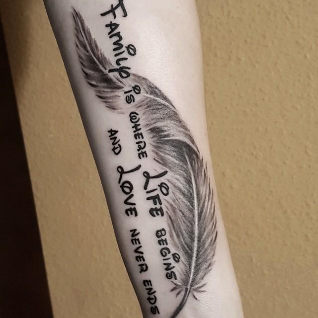 70 Feather Tattoos