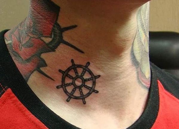 Ship Wheel Tattoos Designs and Meanings