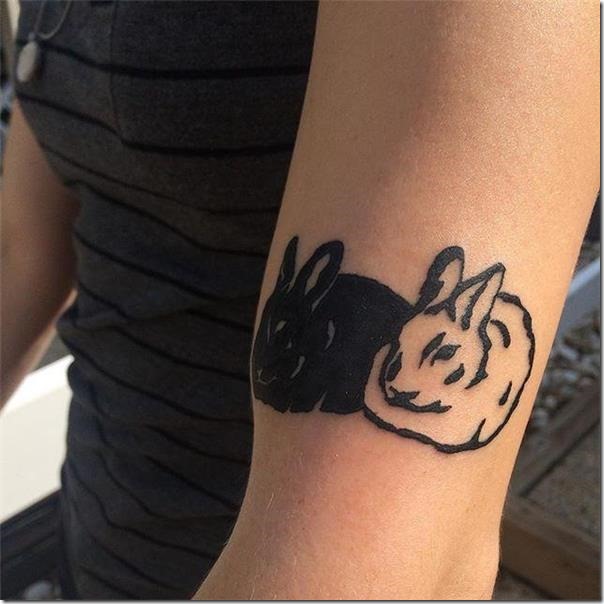 Stunning and galvanizing rabbit tattoos