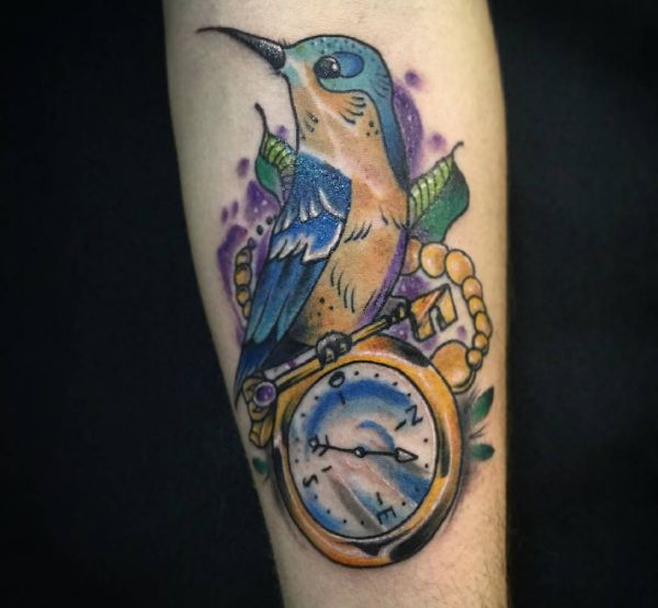 23 fantastic hummingbird tattoos - they stand for pleasure