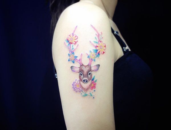 20 deer tattoo concepts - footage and which means