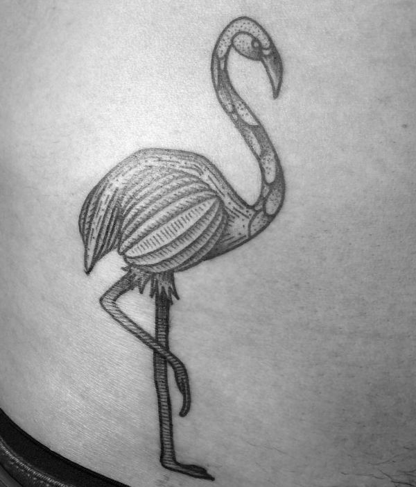 11 totally different lovely flamingo tattoos and their meanings