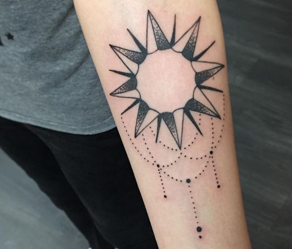 Solar Tattoos - 25 Concepts, Which means & Tattoo Designs