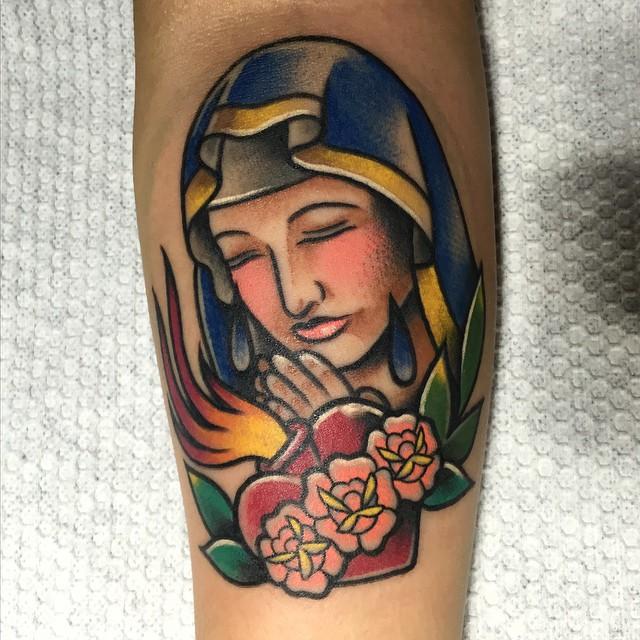 65 Tattoos of the Virgin Mary