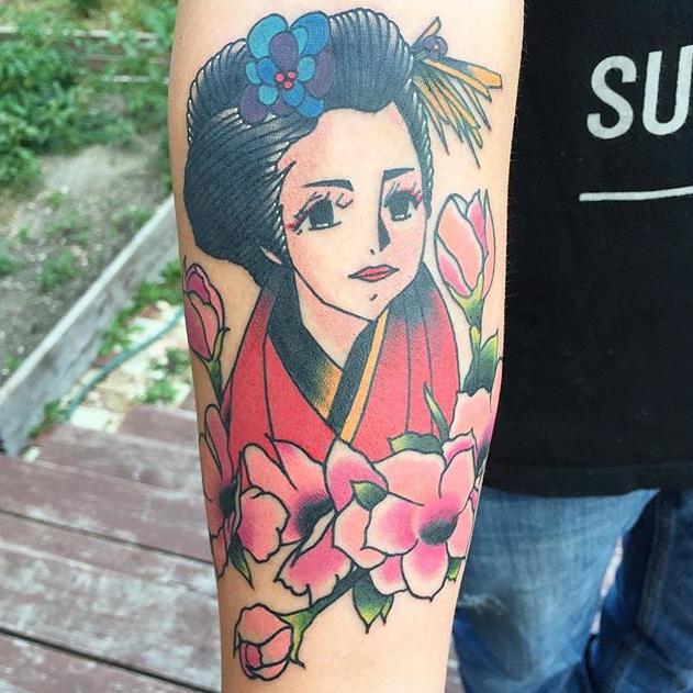 65 Stunning and Inspiring Geisha Tattoos