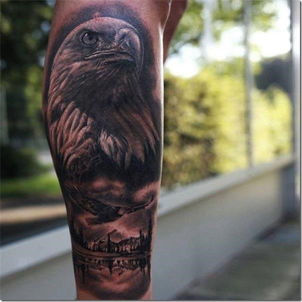 Males's Tattoos on the Leg (finest pictures!)