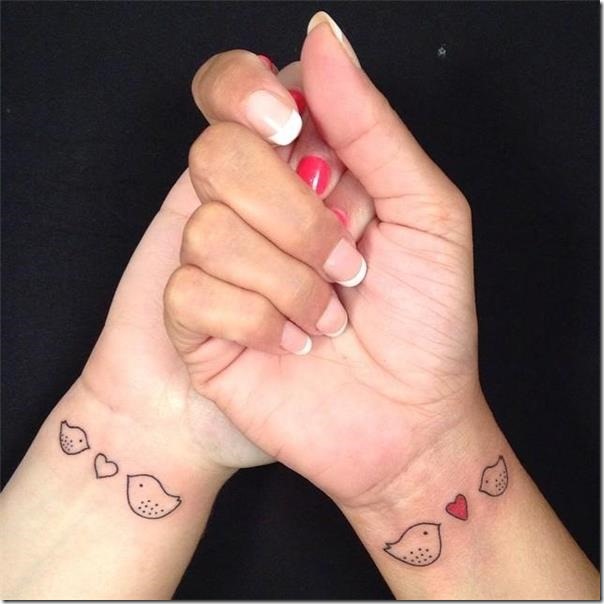 Household tattoos that characterize the union of family members