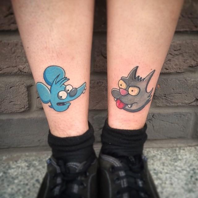 80 Tattoos of friendship for many who share confidences