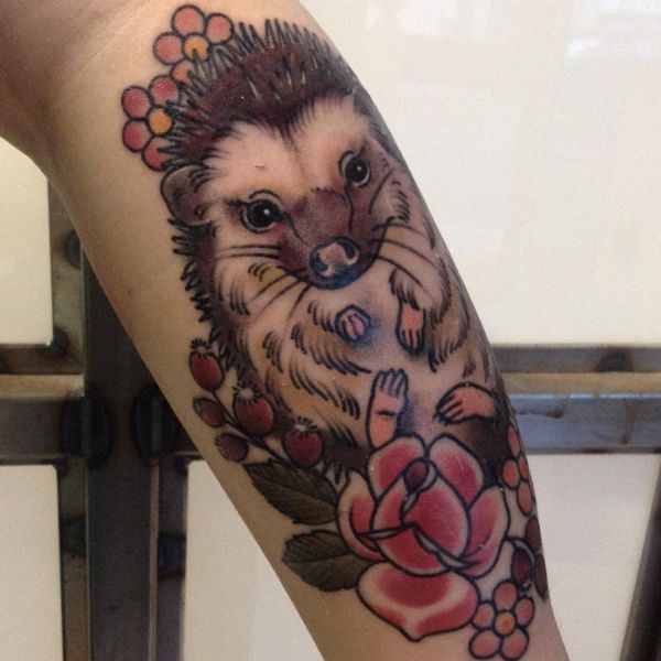 Hedgehog tattoo designs with meanings 20 concepts Nexttattoos