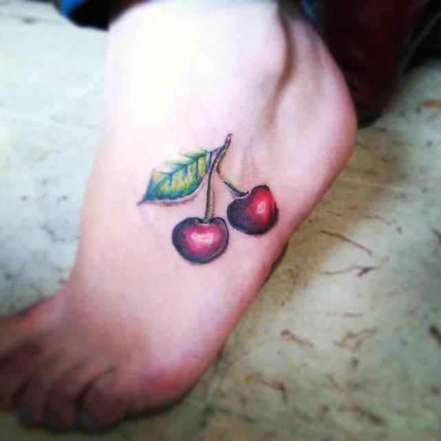 60 Wonderful and Inspiring Cherry Tattoos