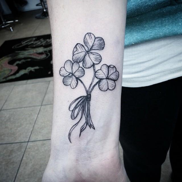 65 Inventive and Inspiring Clover Tattoos