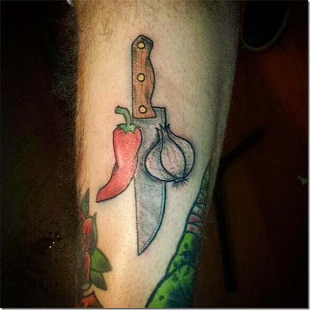 Inventive and provoking pepper tattoos