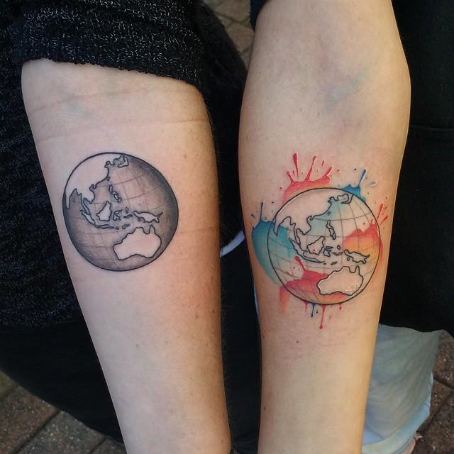 80 Tattoos of friendship for many who share confidences