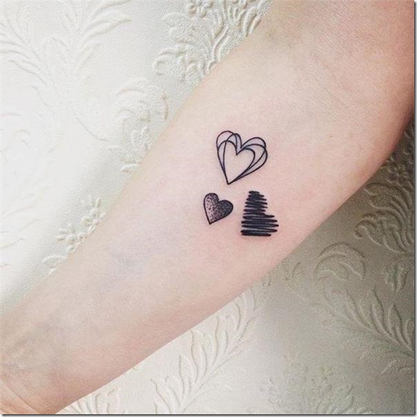 Lovely and Inspiring Coronary heart Tattoos