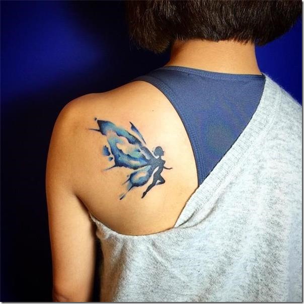 Lovely and galvanizing fairy tattoos