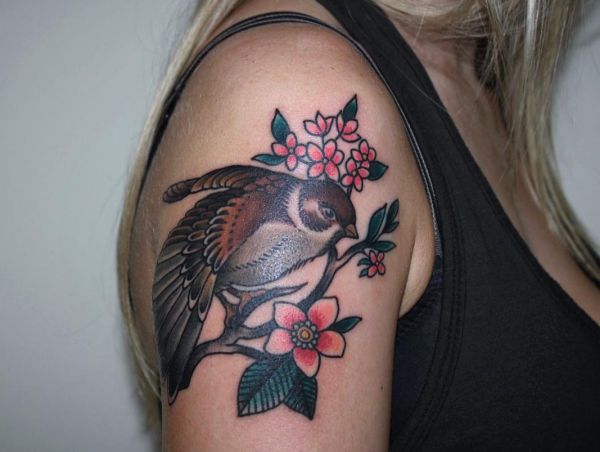 Sparrows Tattoos and meanings