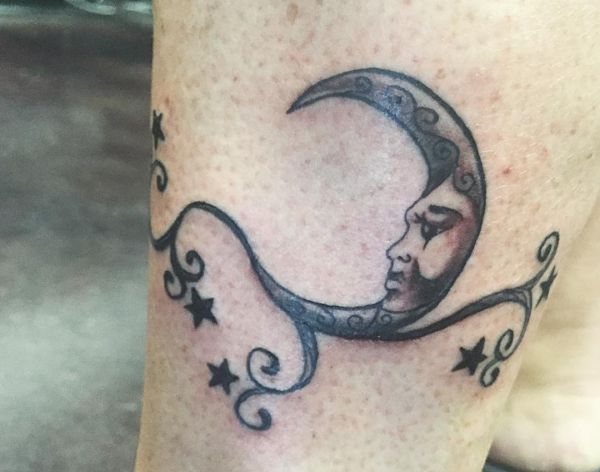 Moon Tattoo Designs with Meanings - 24 Concepts