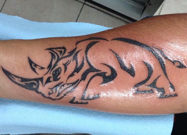 Rhino Tattoo Designs with Meanings - 26 Concepts - Nexttattoos