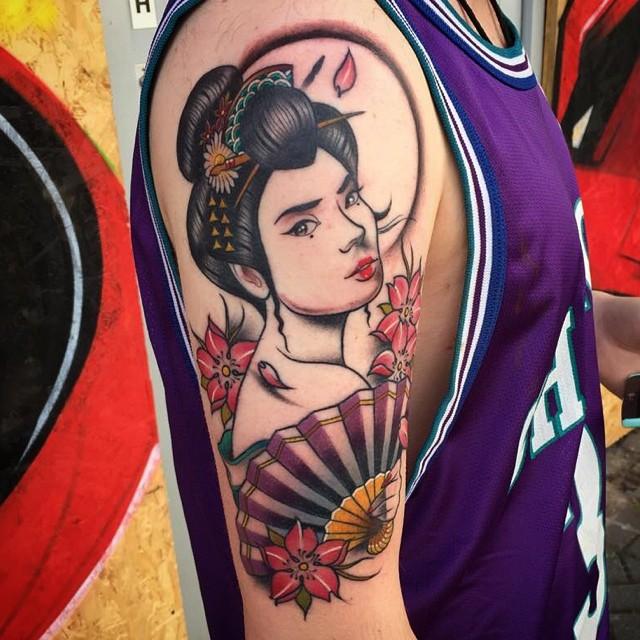 65 Stunning and Inspiring Geisha Tattoos