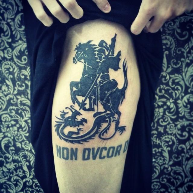 50 Tattoos of Saint George » Nexttattoos