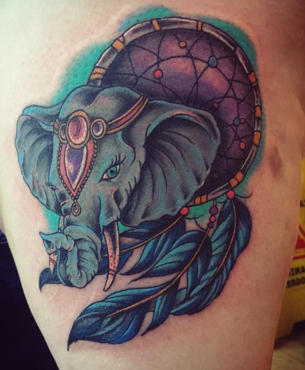 30 excellent elephant tattoos and their that means