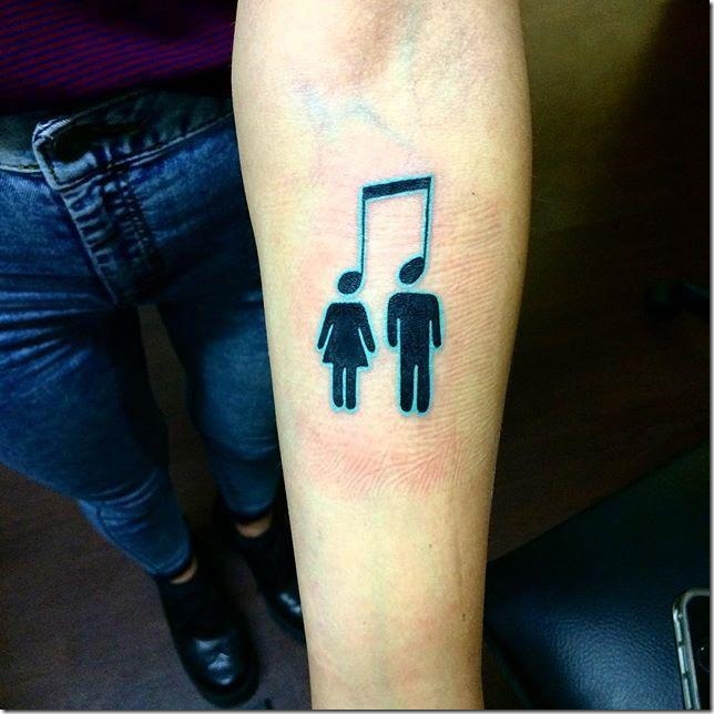 55 music tattoos and declare your love