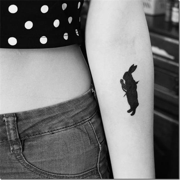 Stunning and galvanizing rabbit tattoos