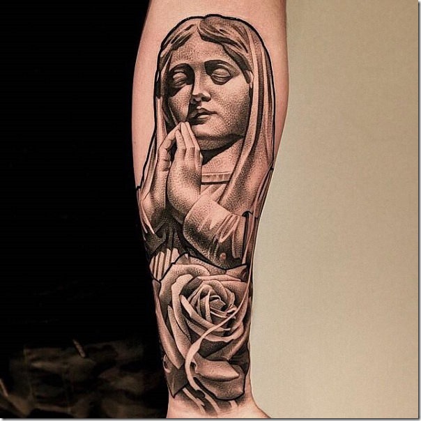 Tattoos of the Virgin Mary