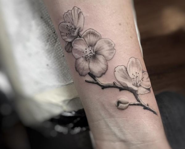 Cherry Blossom Tattoo Designs with meanings - 15 concepts