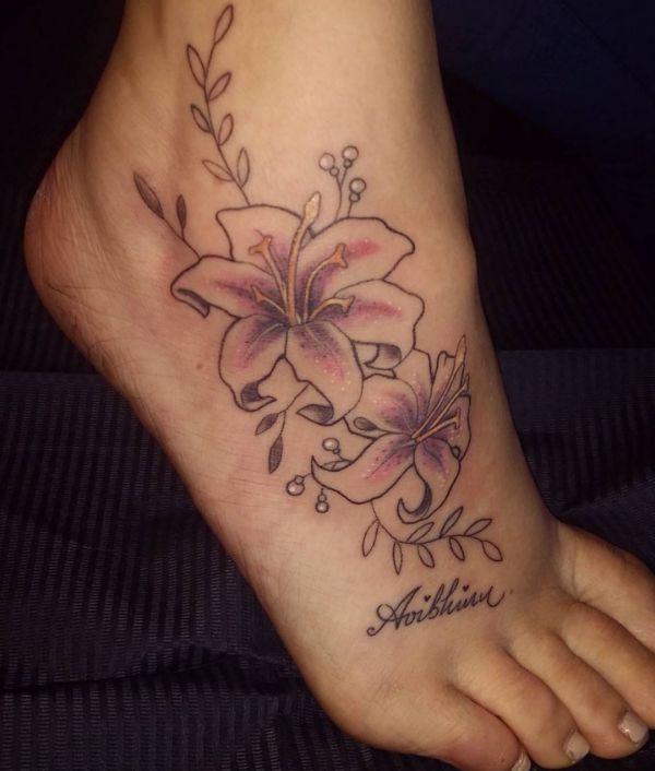 Lily tattoos and their meanings