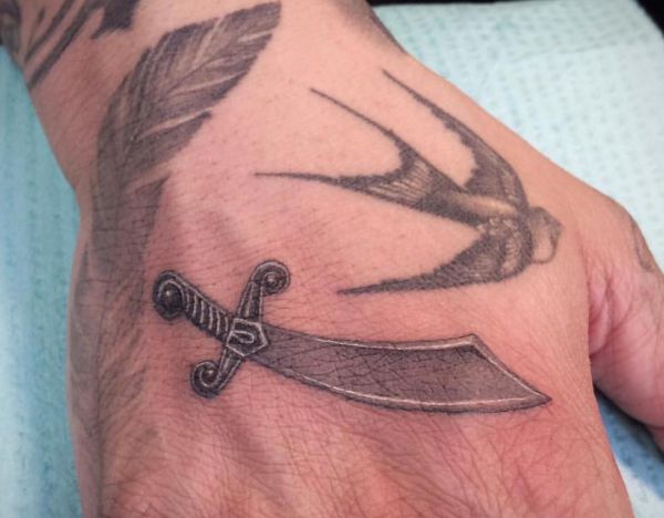 20 sword tattoo motifs and their symbolic which means