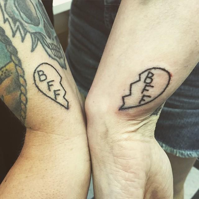 80 Tattoos of friendship for many who share confidences