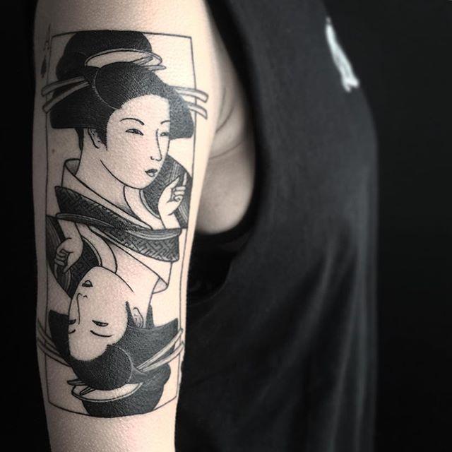 65 Stunning and Inspiring Geisha Tattoos