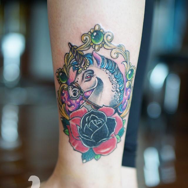 70 Unicorn Tattoos (probably the most stunning pictures!)