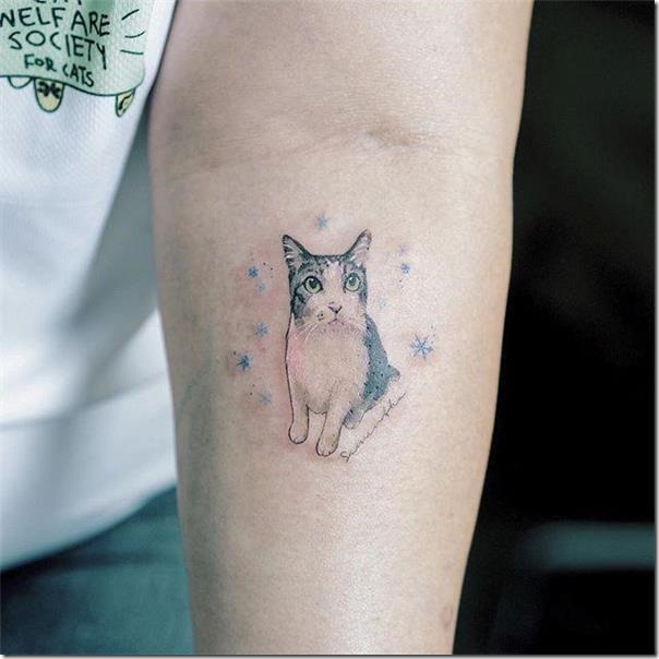 Tattoos for cat lovers