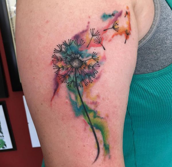 Dandelion (dandelion) tattoo - that means and 20 cool designs