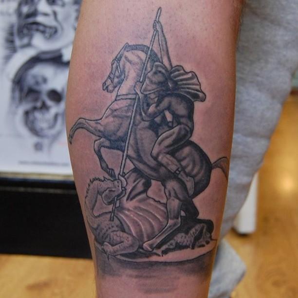 50 Tattoos of Saint George » Nexttattoos