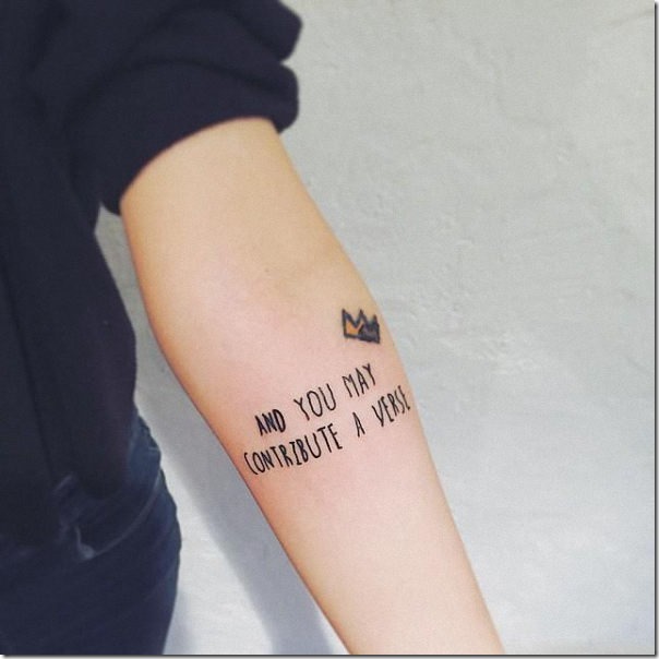 120 particular Phrase Tattoos and discover the inspiration