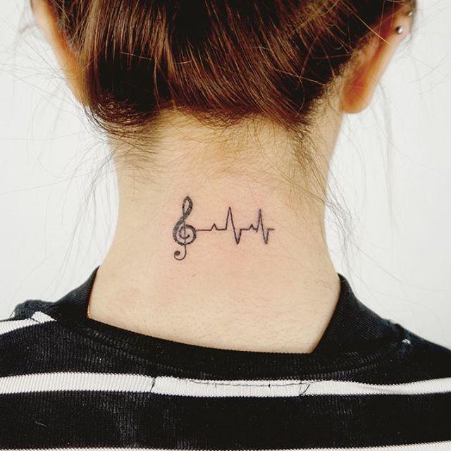 60 Tattoos of musical notes