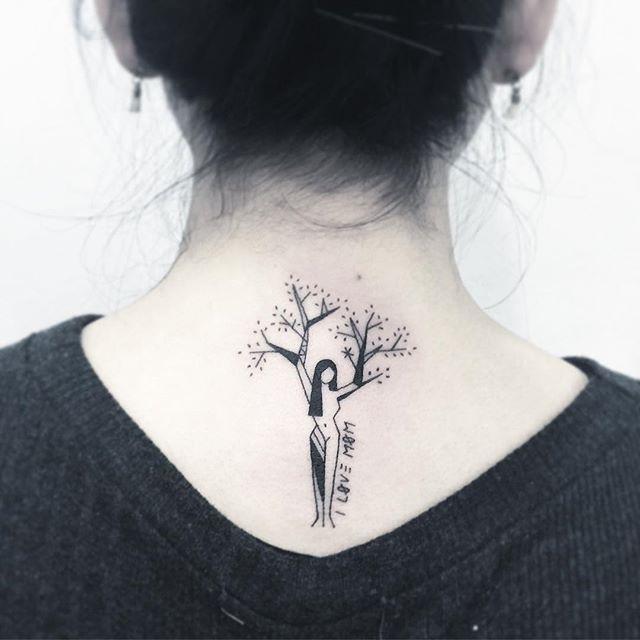 85 Household tattoos representing the union of family members