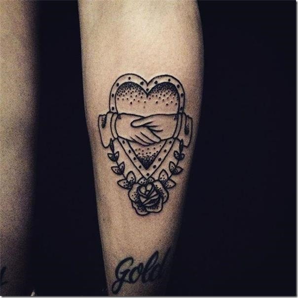 Lovely and Inspiring Coronary heart Tattoos