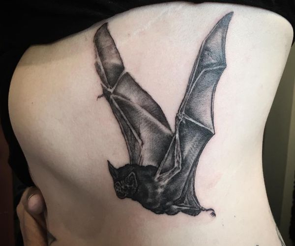 25 fascinated bat tattoos and their meanings