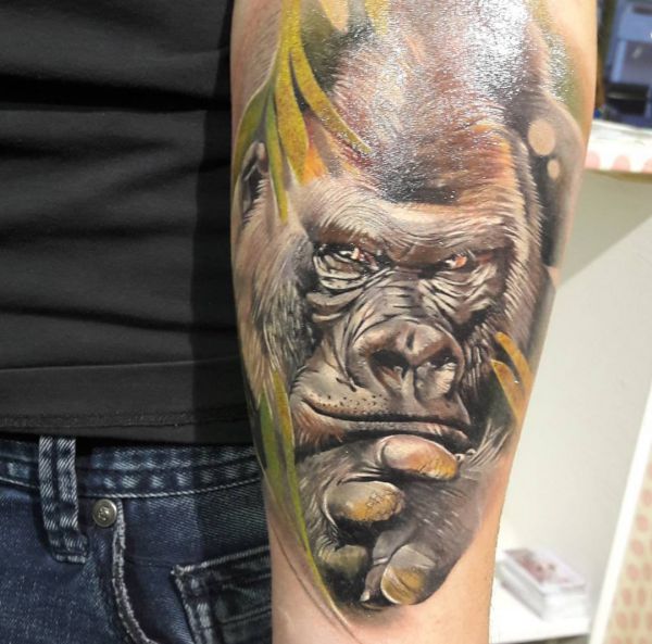 18 gorilla tattoos and their meanings
