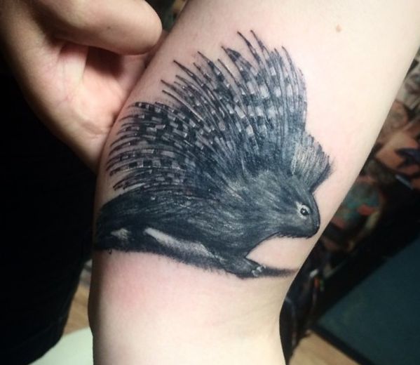 Hedgehog tattoo designs with meanings - 20 concepts