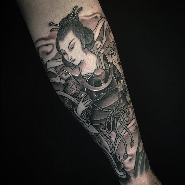 65 Stunning and Inspiring Geisha Tattoos